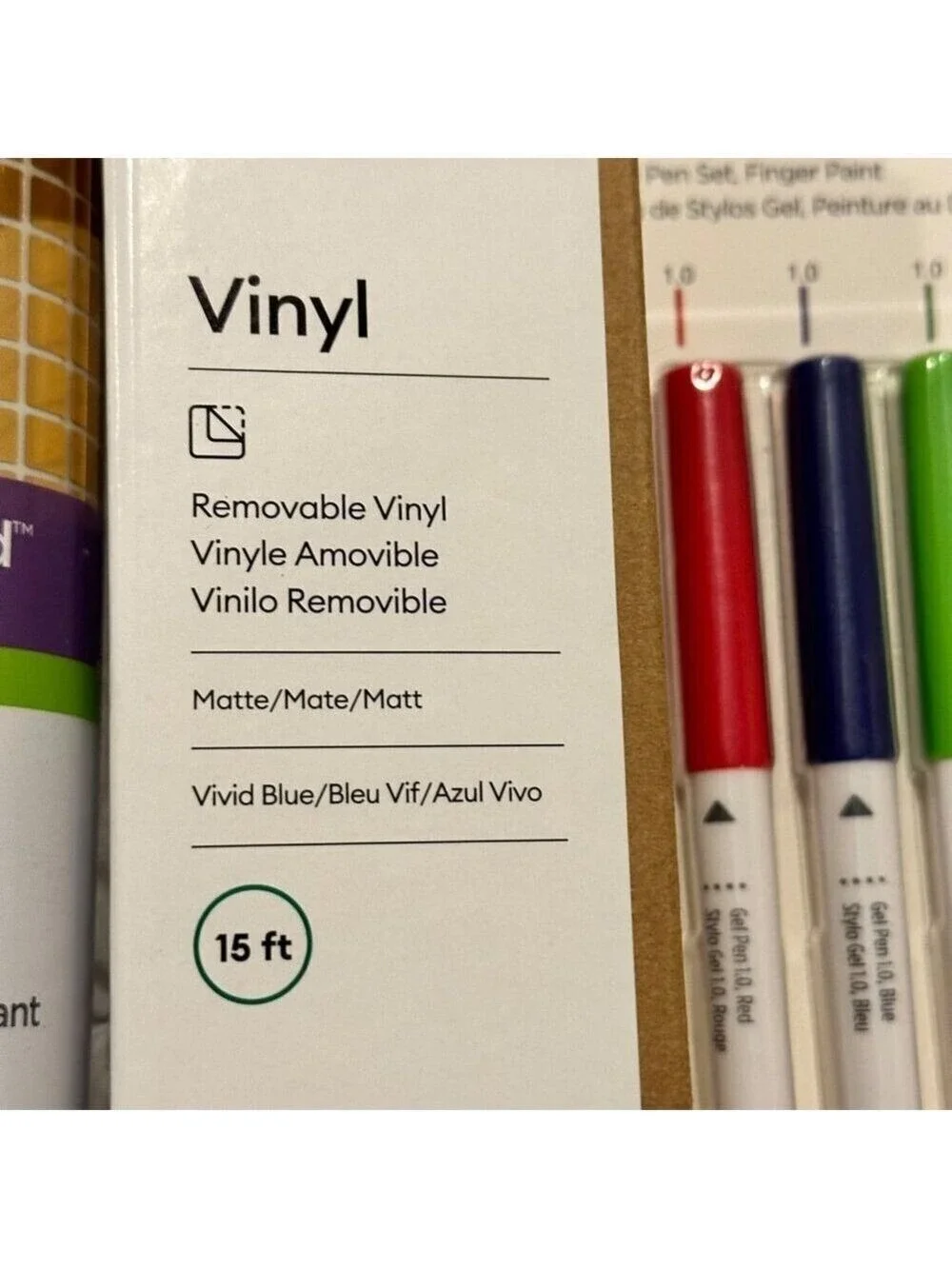Cricut Bundle Mats Pens Premium Holographic Metallic Heat Transfer Removable